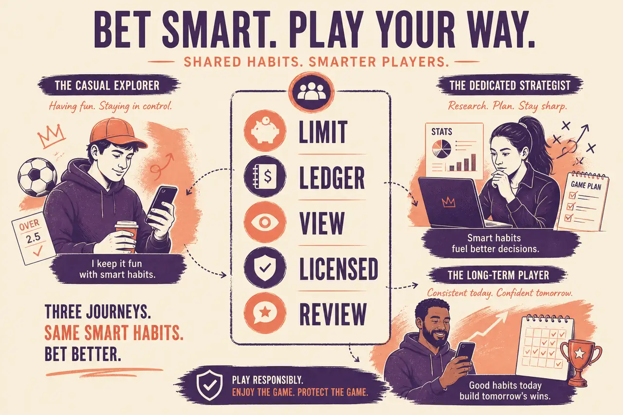 Poster of shared sports betting habits across three journeys of Serbian players